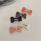Beau - Acetate Fiber and Alloy Bone Shape French Barrette