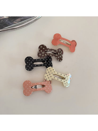 Beau - Acetate Fiber and Alloy Bone Shape French Barrette