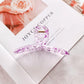 Beau - Polka Dot Plastic Ribbon Shape Claw Clip