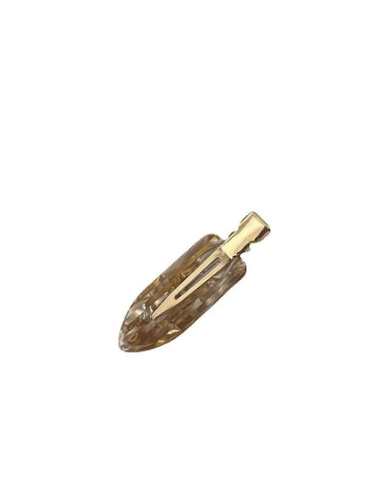 Beau - Geometric Acetate Side Bangs Styling Hair Clip