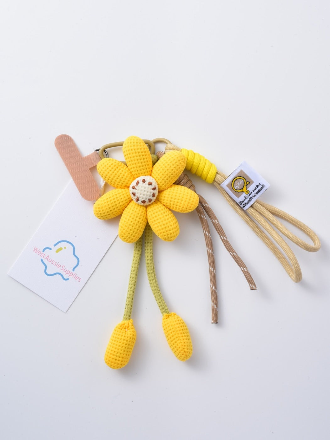 Keypus - Cute Bright Colorful Sunflower Keychain