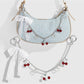 Keypus - Y2K Cherry Bow Chain Bag Charm Keychain