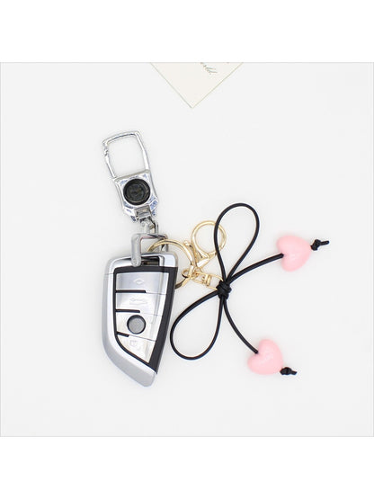 Keypus - Cute Heart Bow Keychain