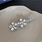 Beau - Alloy Rhinestone Flower Side Bangs Hair Clip