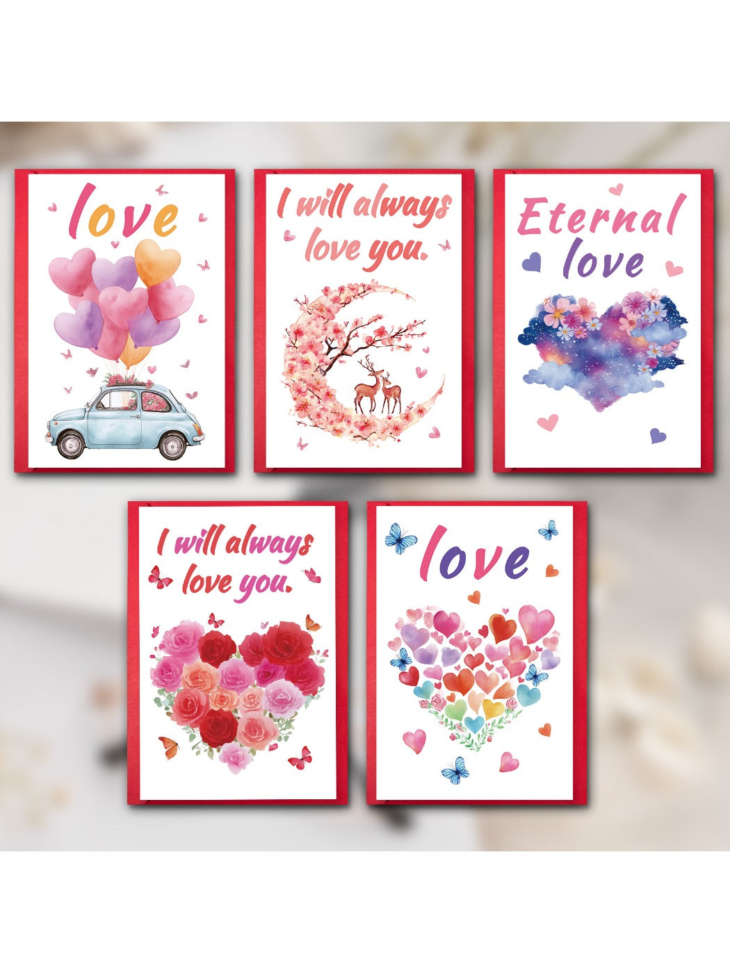 Carduria - Romantic Valentine's Day Greeting Card