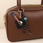 Keypus - Minimalist Guitar Pendant PU Bag Charm Keychain