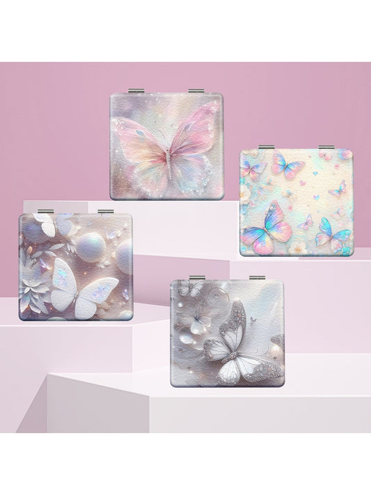 Mirroray - Butterfly Design Portable Folding Makeup Mirror