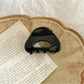 Beau - Semi Round Hollow Acetate Geometric Claw Clip