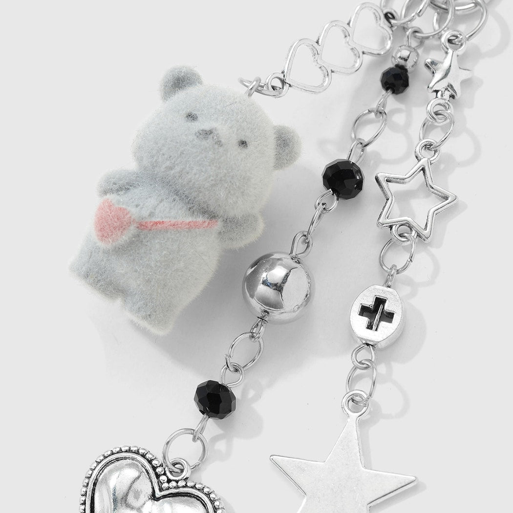 Keypus - Cartoon Star Chain Animal Keychain