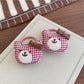 Gifty - Adorable Plaid Bear Hair Tie Set