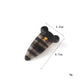 Beau - Oval Bear Shaped Acetate Hair Clip
