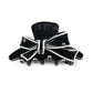 Beau - Acetate Fiber Bow Edge Trim Claw Clip