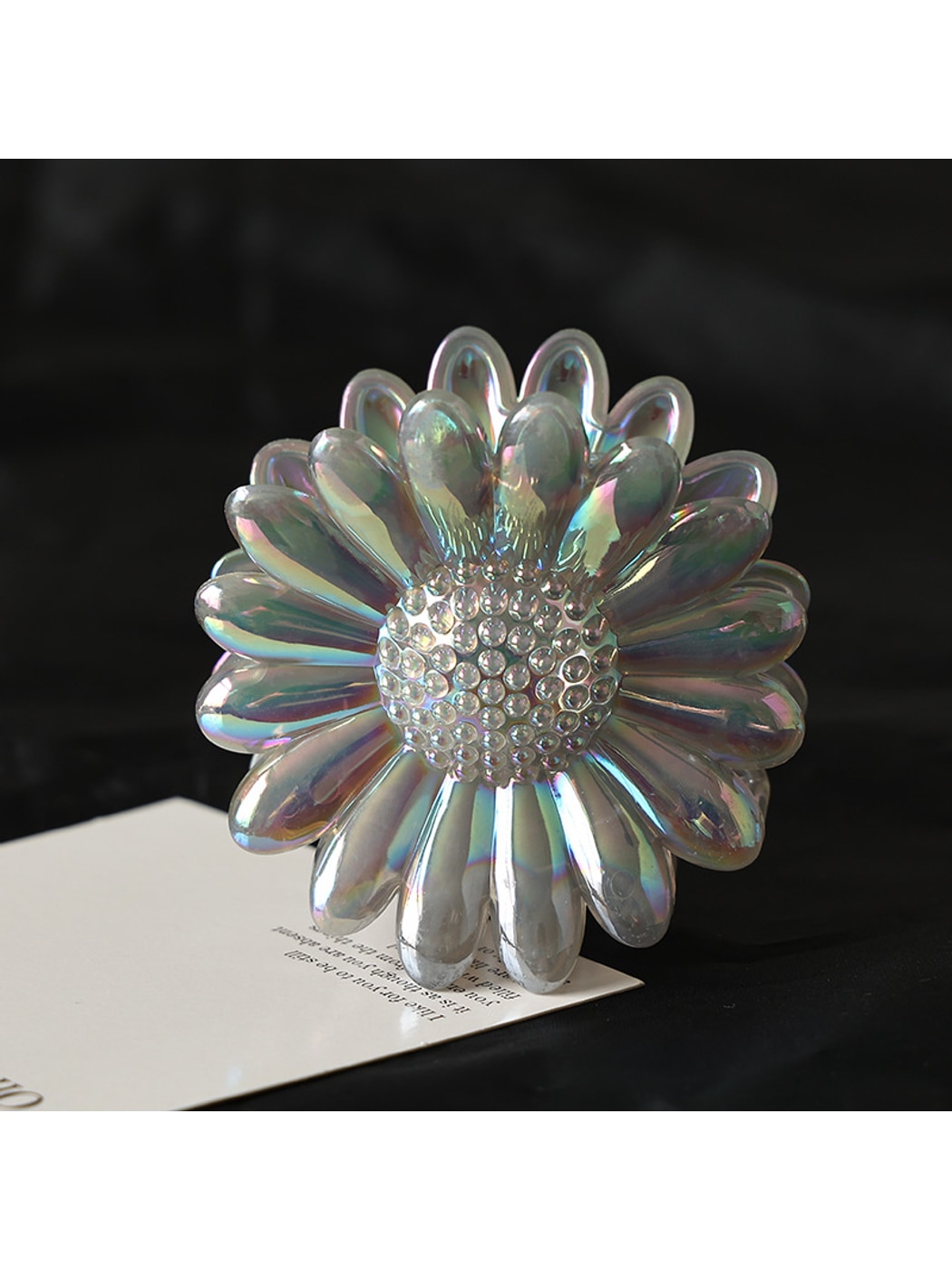 Beau - Flower Shaped Decorative Plastic Alloy Claw Clip