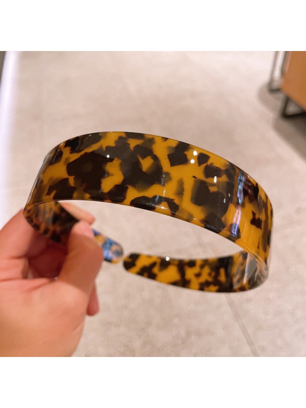 Gifty - Retro Glossy Acetate Geometric Headband