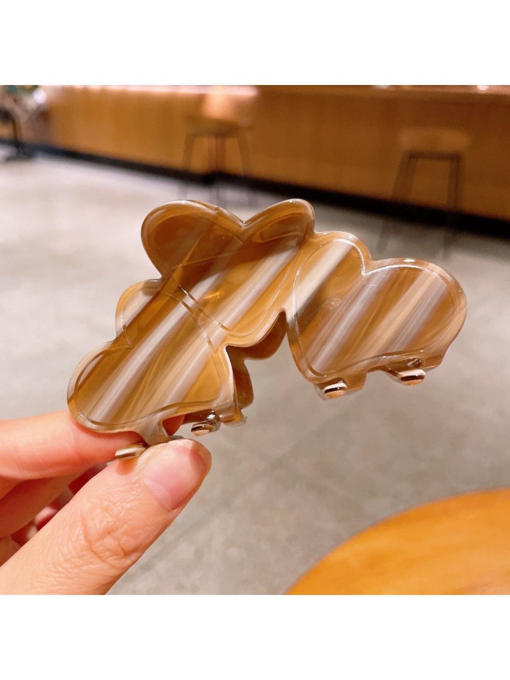 Beau - Valentine'S Heart Shaped Hair Claw Clip