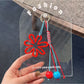 Keypus - Cutout Flower Pendant Decorative Bag Charm Keychain