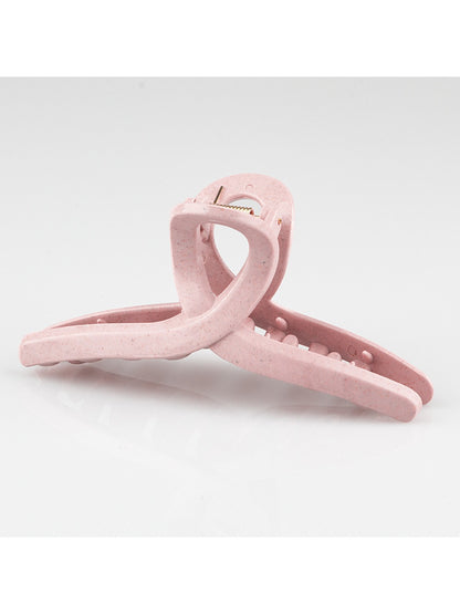 Beau - Minimalist Solid Color Crisscross Claw Clip