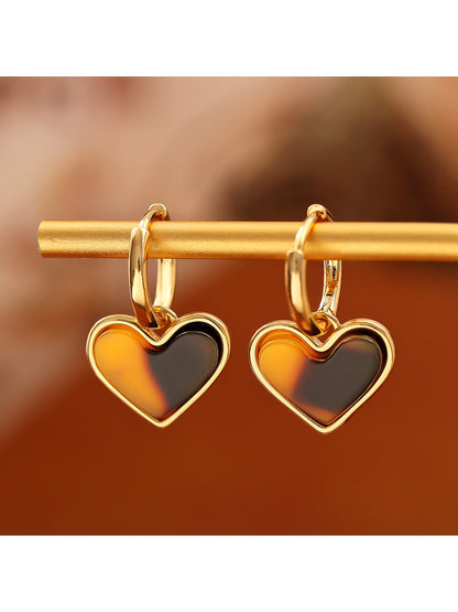 Earedge - Maillard Heart Shaped Earrings