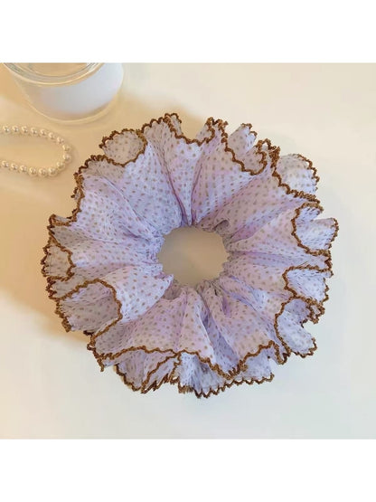 Gifty - Vintage Style Double-Layer Fabric Scrunchie
