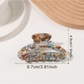 Beau - Color Spliced Openwork Hair Claw Clip