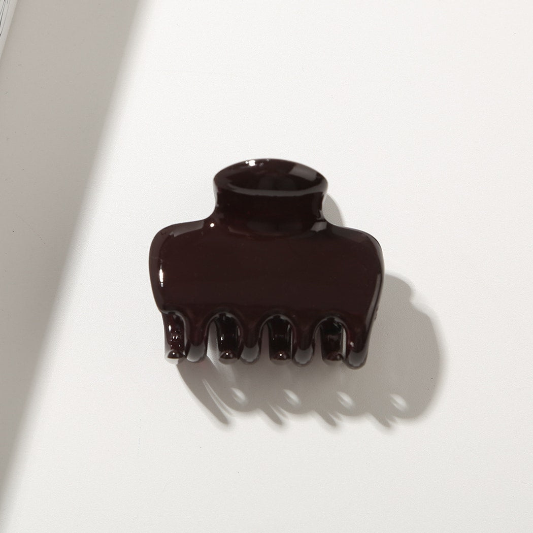 Beau - Simple Glossy Geometric Hair Claw Clip
