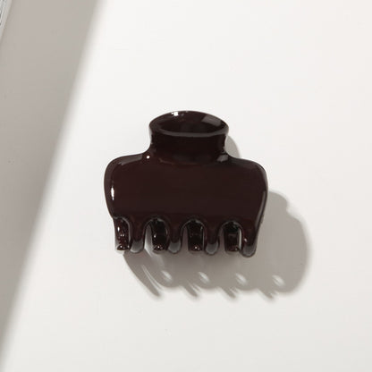 Beau - Simple Glossy Geometric Hair Claw Clip