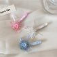 Beau - Floral Beaded Ribbon Barrette Hair Clip