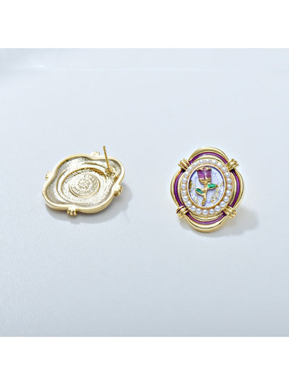 Earedge - Elegant Floral Tulip Earrings