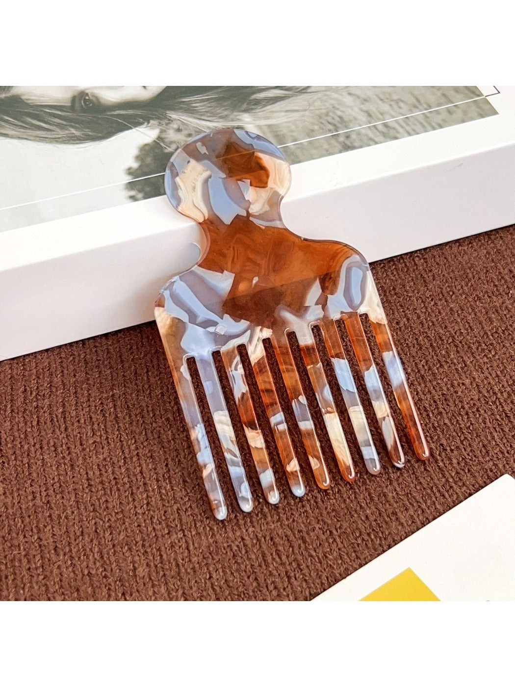 Camerow - Iridescent Geometric Travel Comb
