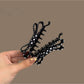 Beau - Bow Detail Polka Dot Banana Clip