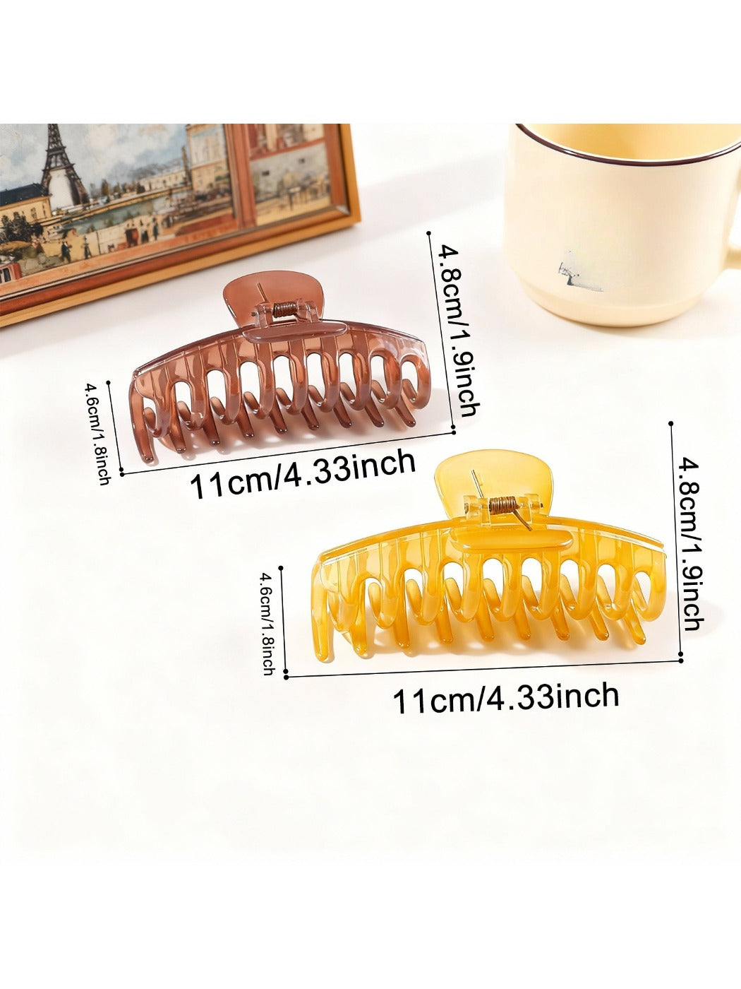Beau - Jelly Color Claw Clip