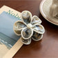 Beau - Five Petal Floral Plastic Hair Claw Clip