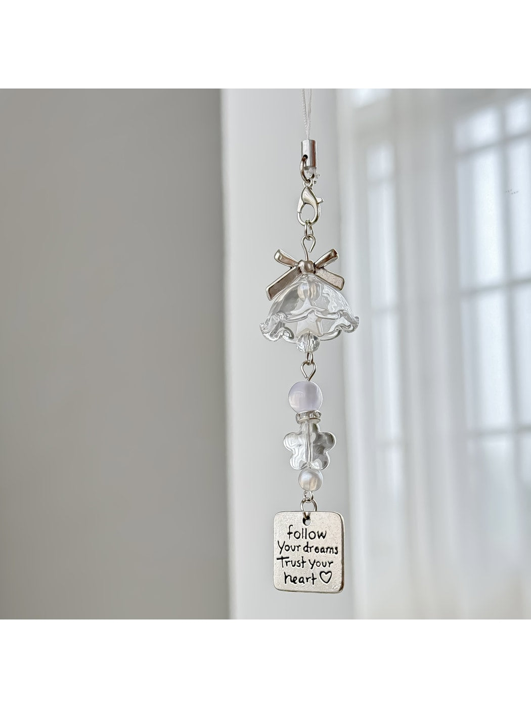 Keypus - Bell Shape Beaded Phone Chain Keychain