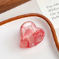Beau - Glossy Heart Shaped Pastel Claw Clip
