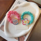Gifty - Cute Acrylic Bear Smiley Flower Hair Tie