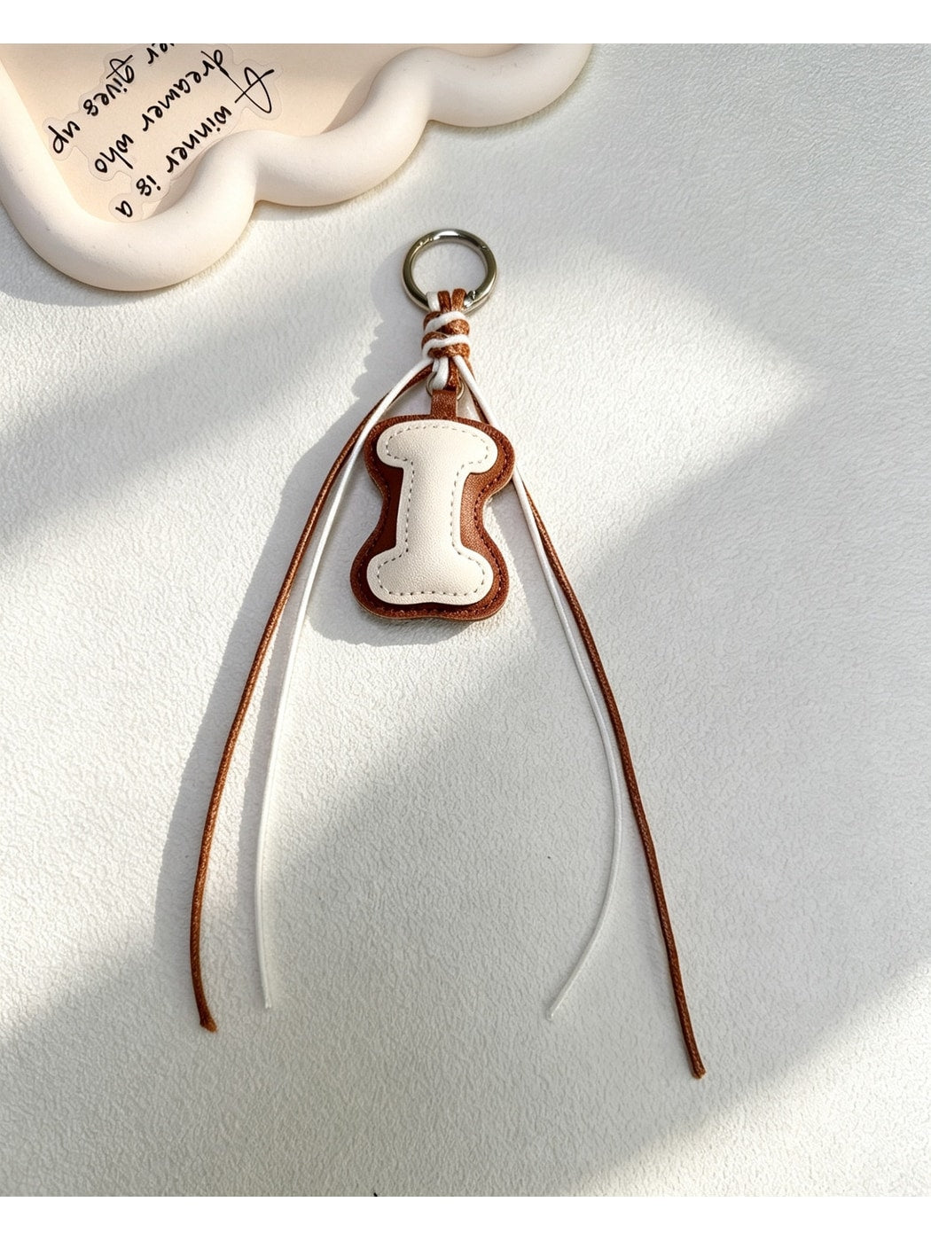 Keypus - Modern Minimalist Letter Bag Charm Keychain
