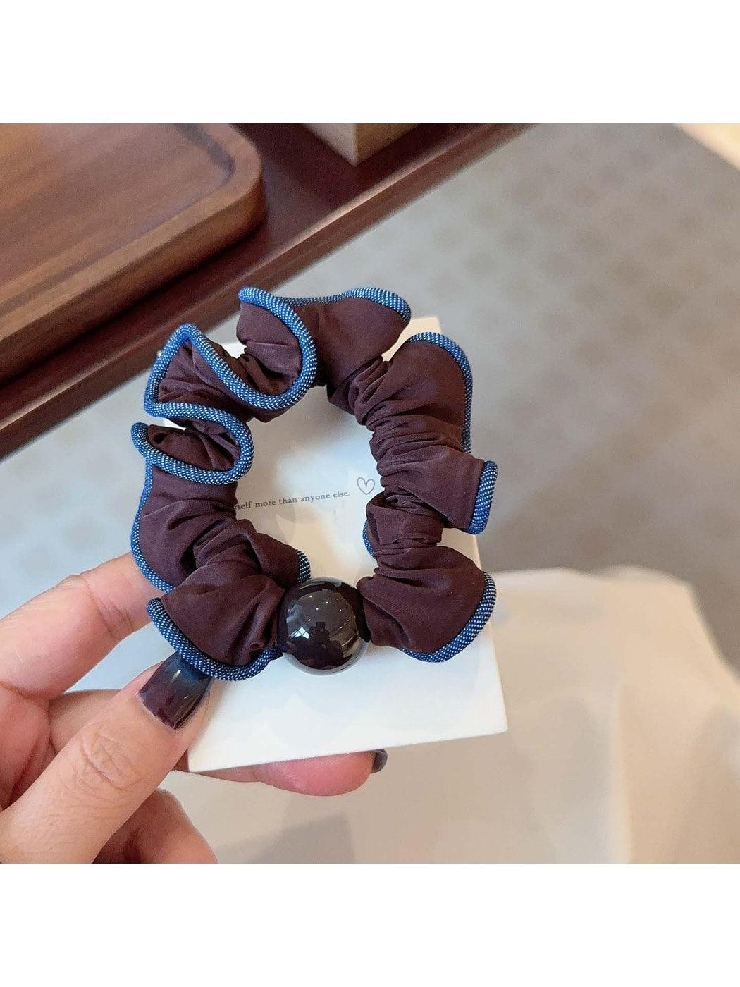 Gifty - Polyester Ruffle Edge Scrunchie