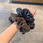 Gifty - Color Blocked Twill Scrunchie
