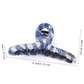 Beau - Plaid Fabric Bow Shape Claw Hair Clip