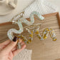 Beau - Acetate Alloy M Shape Statement Claw Clip