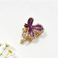 Beau - Bow Shape Glossy Alloy Hair Claw Clip