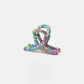 Beau - Colorful Striped Knitted Look Claw Clip