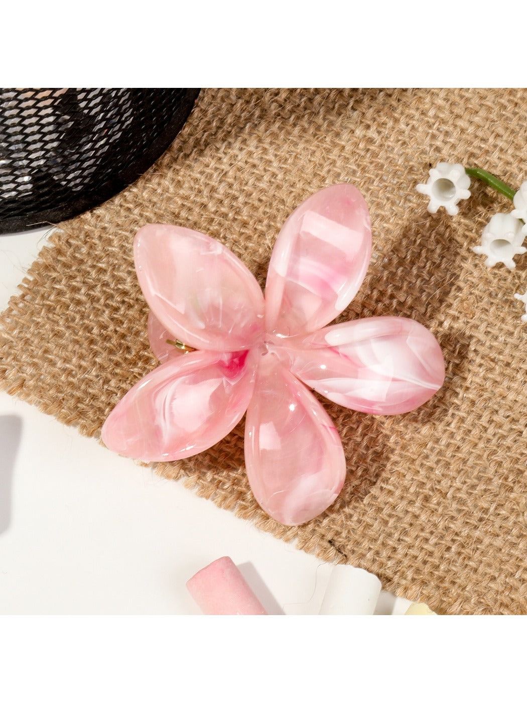 Beau - Frangipani Hair Clip Flower Hair Claw