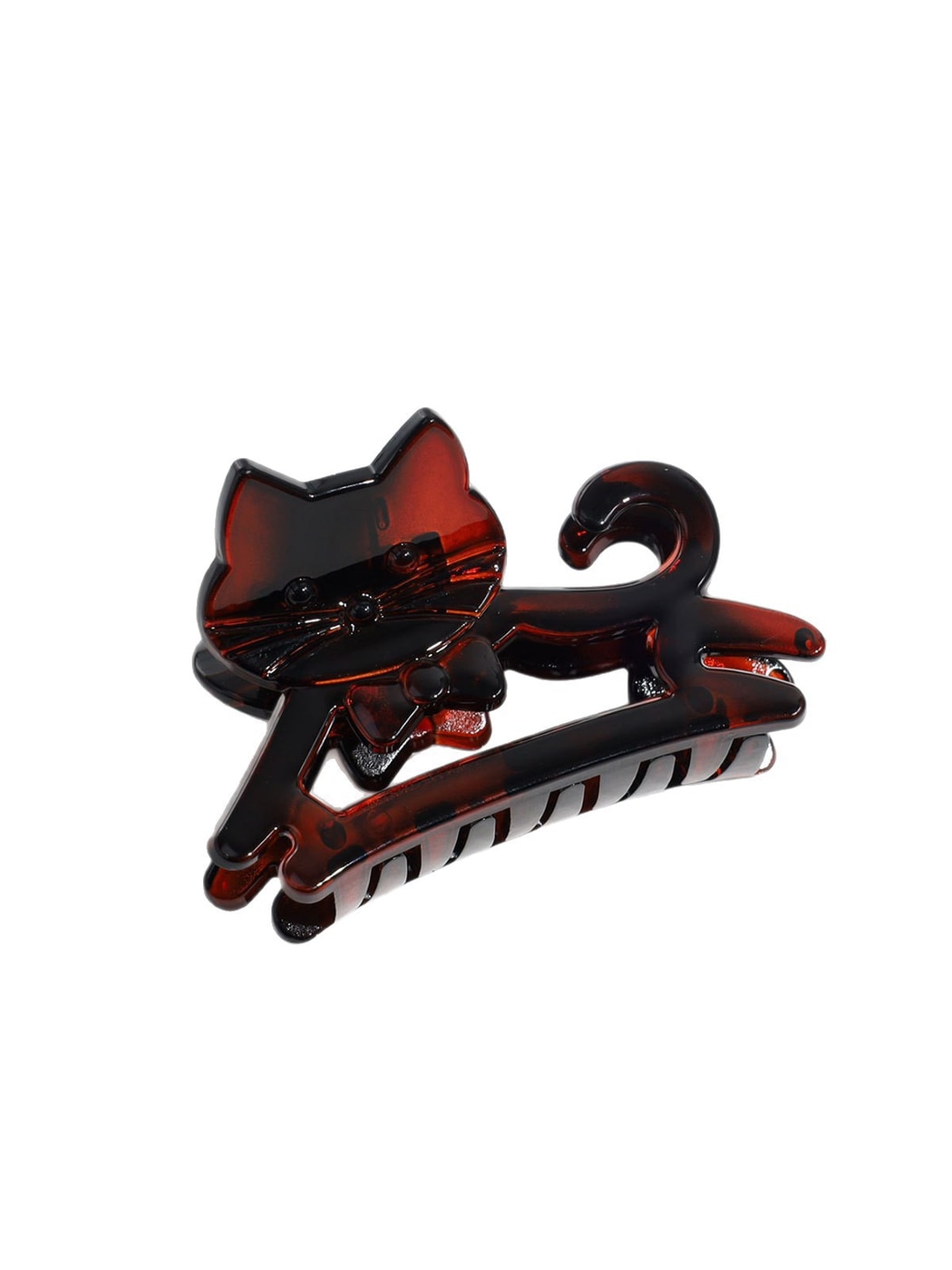 Beau - Glossy Cat Shape Acrylic Alloy Hair Claw Clip