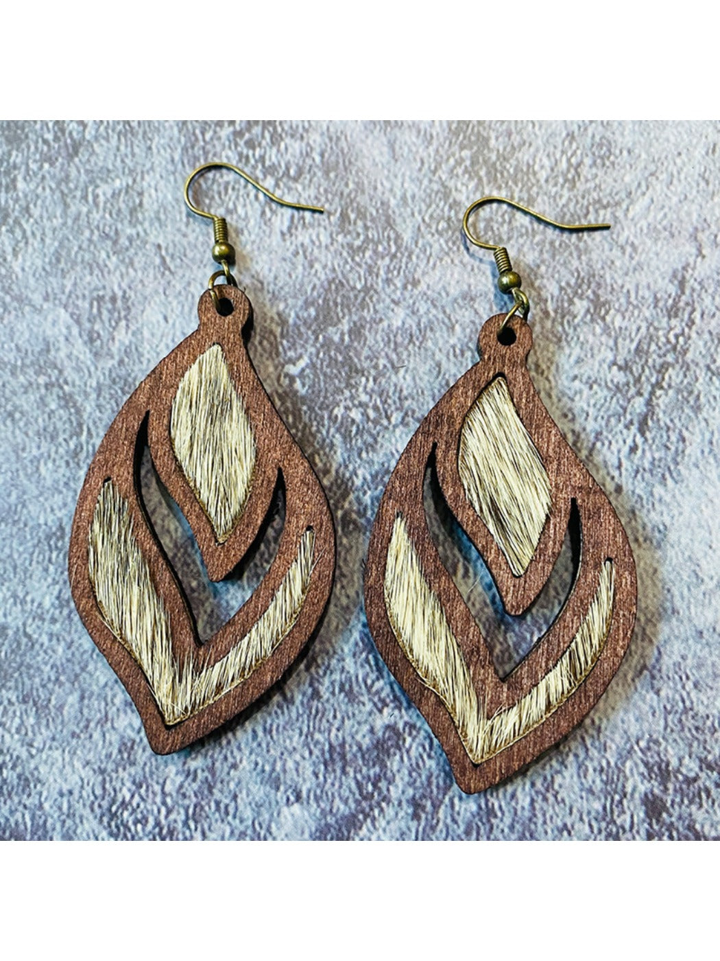 Earedge - Elegant Vintage Inlay Earrings