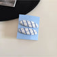 Beau - Classy Blue Plaid Hair Clip