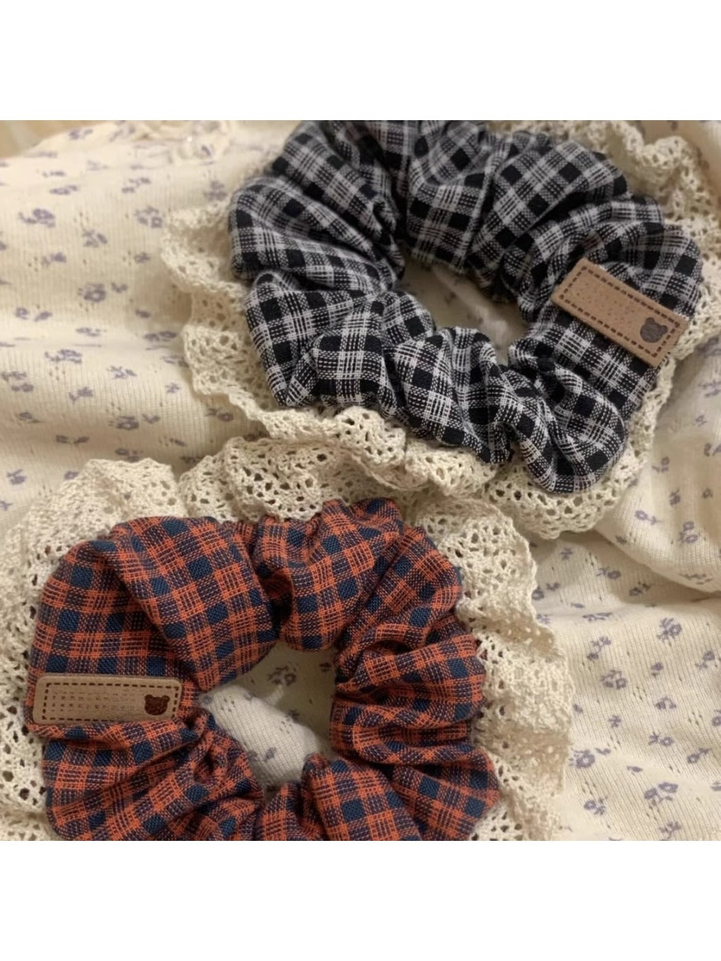Gifty - Plaid Cute Simple Scrunchie