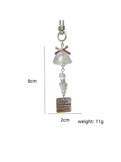 Keypus - Bell Shape Beaded Phone Chain Keychain