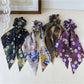 Gifty - Elegant Ink Hair Scrunchie