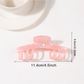 Beau - Wide Butterfly Shape PVC Hair Claw Clip